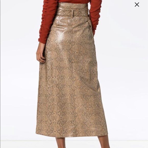 Nanushka skirt snake skin maxi 💕 - Picture 3 of 13